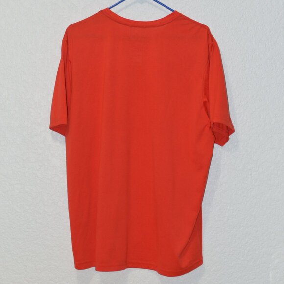 Mens North Face Red Athletic Shirt Size XL (100% polyester) - Picture 2 of 3